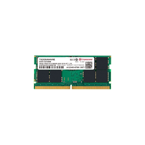 Transcend TS2GSA64V6E DDR5-5600 Unbuffered SO-DIMM - Image 1