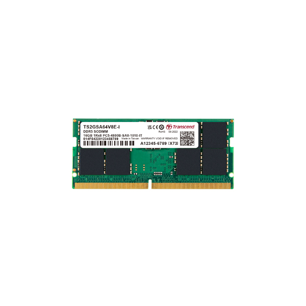 Transcend TS2GSA64V8E-I DDR5-4800 Unbuffered SO-DIMM - Image 1